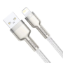 Кабель Baseus Cafule Series Metal Data Cable USB to iP 2,4A, 1 м (CALJK-A02) Белый Кабель Baseus Cafule Series Metal Data Cable USB to iP 2,4A, 1 м (CALJK-A02) Белый