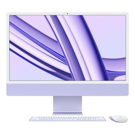 Apple iMac 24" (M3, 8C CPU, 10C GPU, 2023) Retina 4,5K, 8Gb, 256Gb SSD (MQRV3) Purple, фиолетовый Apple iMac 24" (M3, 8C CPU, 10C GPU, 2023) Retina 4,5K, 8Gb, 256Gb SSD (MQRV3) Purple, фиолетовый