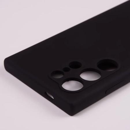 Чехол Silicone Case v2 для Samsung Galaxy S24 Ultra Black, Черный Чехол Silicone Case v2 для Samsung Galaxy S24 Ultra Black, Черный