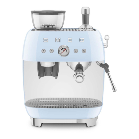 Кофемашина эспрессо со встроенной кофемолкой SMEG 50s style (EGF03PBEU) Пастельный голубой Кофемашина эспрессо со встроенной кофемолкой SMEG 50s style (EGF03PBEU) Пастельный голубой