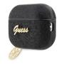 Чехол для Airpods Pro 2 Guess Glitter flakes Metal logo with Heart charm (GUAP2GLGSHK) Черный Чехол для Airpods Pro 2 Guess Glitter flakes Metal logo with Heart charm (GUAP2GLGSHK) Черный