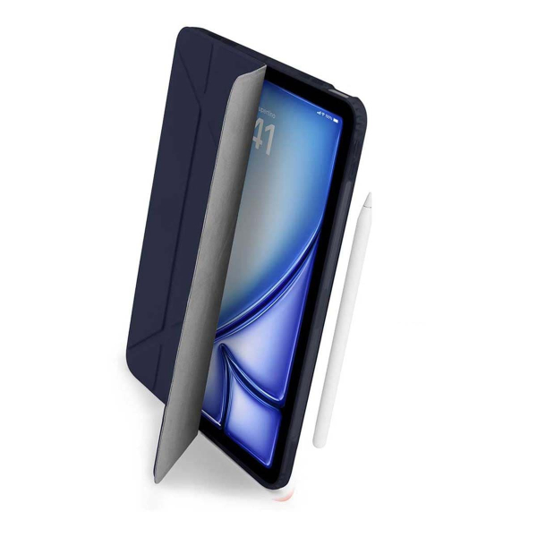 Чехол книжка для iPad Pro 13" M4 Gurdini Origami Case Темно Синий